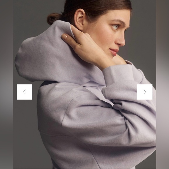 NWT Anthropologie Pilcro Hooded Sweatshirt Twofer Mini Dress | Size XS - Picture 5 of 12